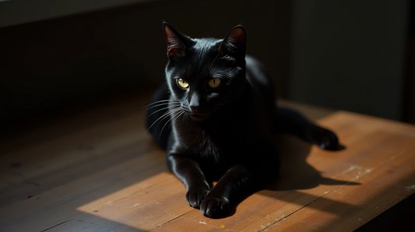 Le chat n'a pas de montre, mais il a un rythme